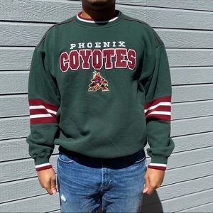 Vtg Lee Phoenix Coyotes embroidered sweatshirt